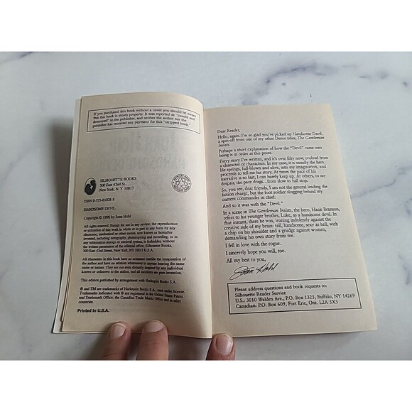 Men At Work Handsome Devil By Joan Hohl Paperback - Picture 4 of 10